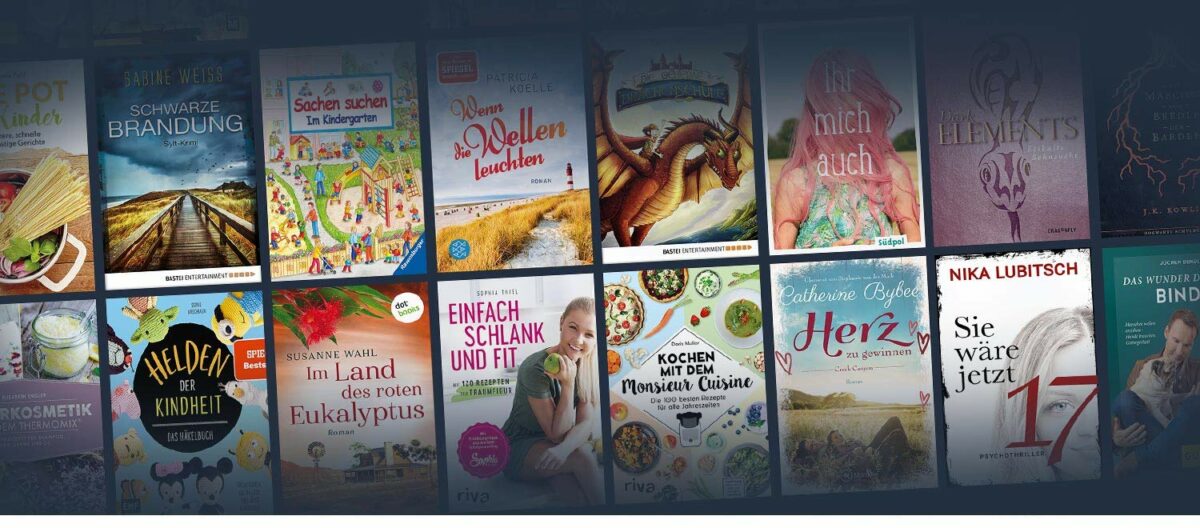 a group of books on a screen