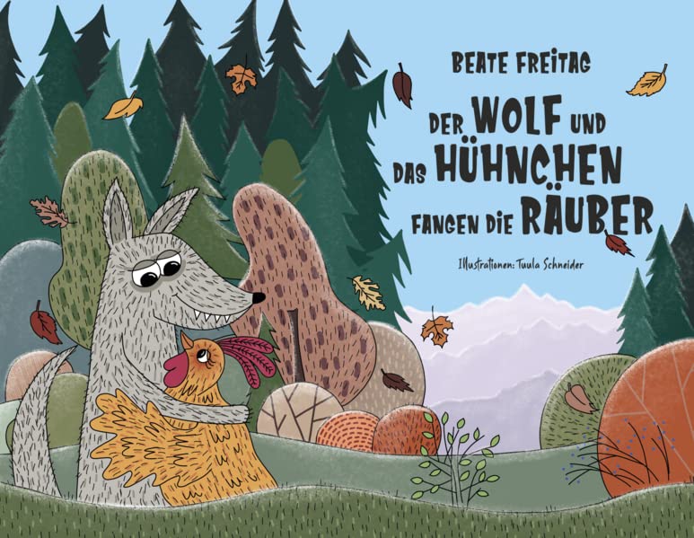 Der Wolf und das Hühnchen fangen die Räuber