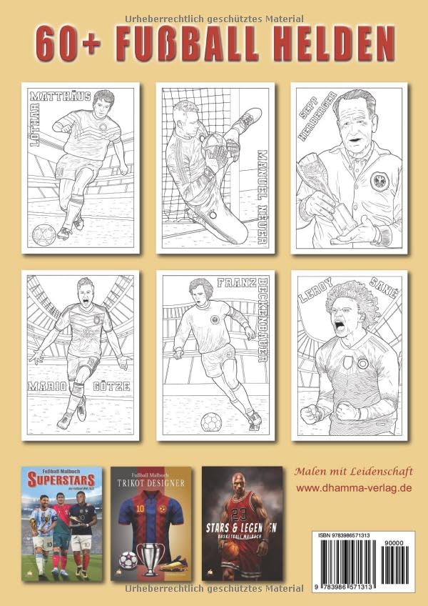 Fußball Malbuch