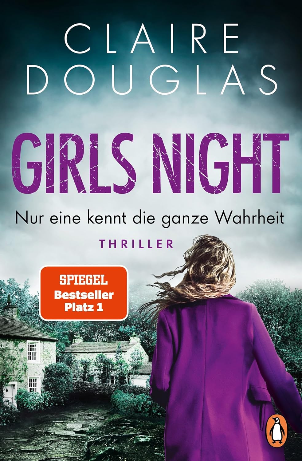 "Girls Night- Nur eine kennt die Wahrheit" von Claire Douglas 14 a woman walking down a road