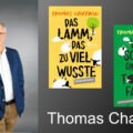 Thomas Chatwin im Gespräch 2 Thomas Chatwin Collage unter Verwendung eines Fotos von © Sahm & Hepp und der Buchcover von © Rowohlt Polaris