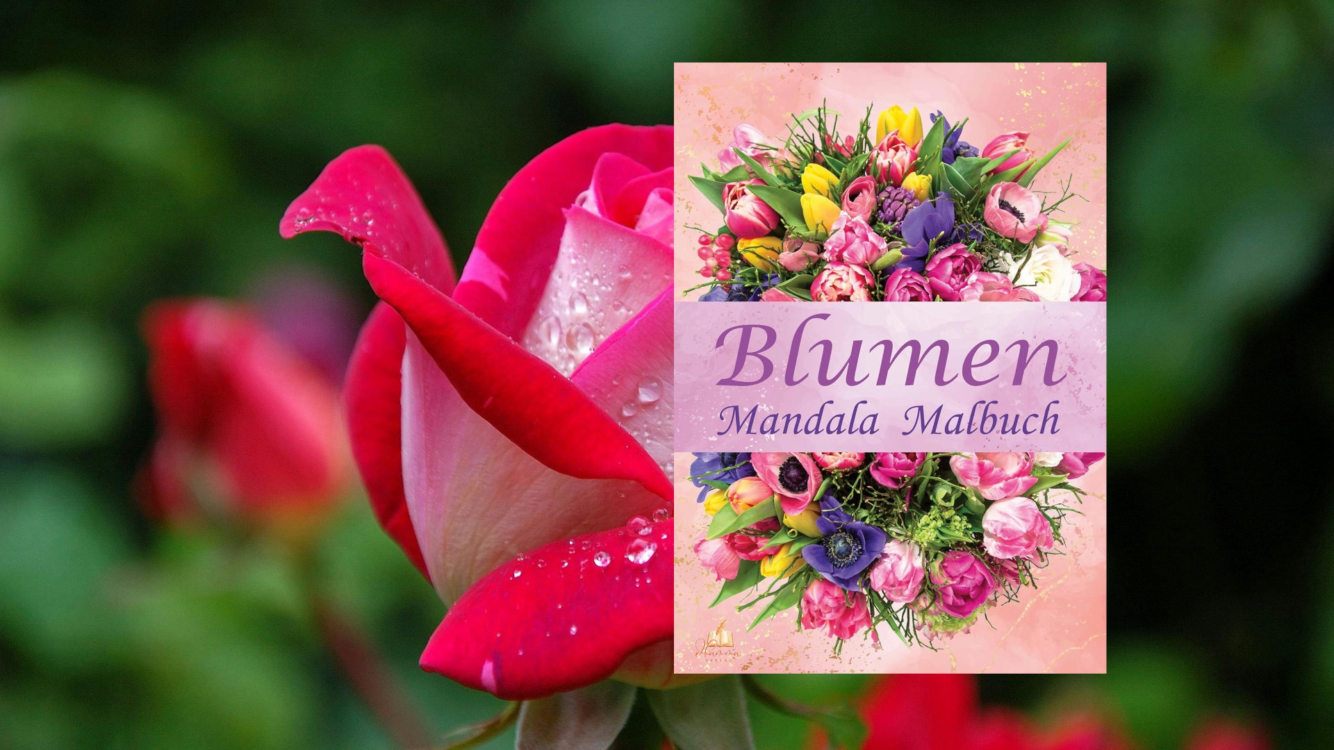 Blumen Mandala Malbuch