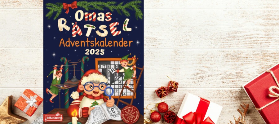 "Omas Rätsel Adventskalender 2025" von Rätsel Werft 14 Omas Rätsel Adventskalender